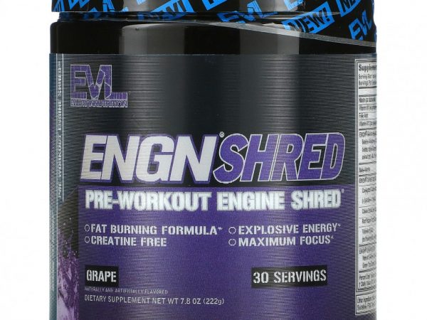 EVLution Nutrition, ENGN Shred, предтренировочный клочок, виноград, 222 г (7,8 унции)