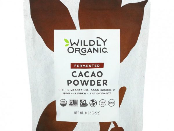 Wildly Organic, Ферментированный порошок какао, 227 г (8 унций)