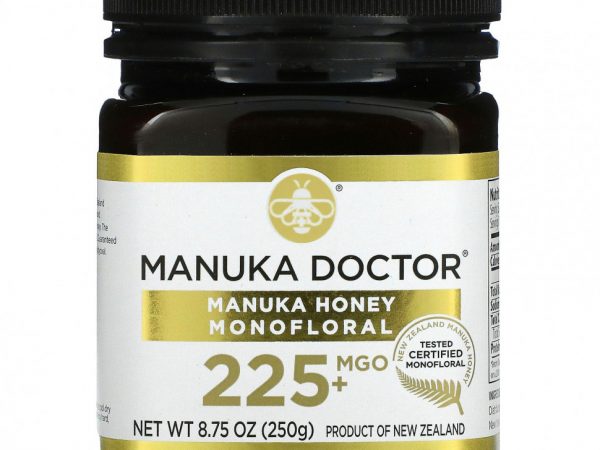 Manuka Doctor, монофлерный мед манука, MGO 225+, 250 г (8,75 унции)