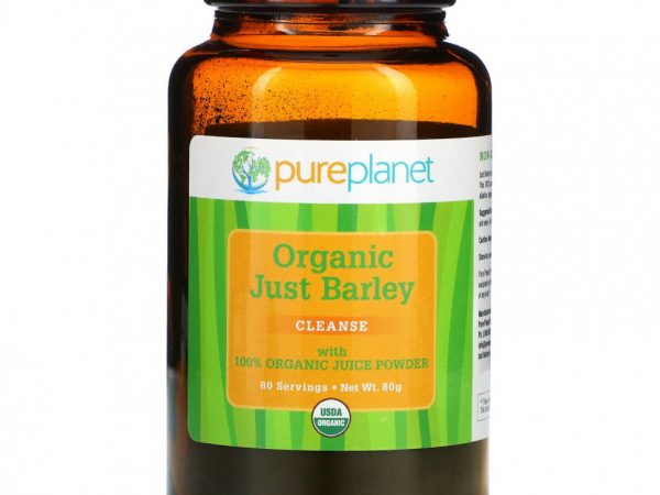Pure Planet, Органический чистый ячмень, 80 г