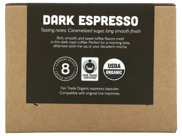 Portland Coffee Roasters, Dark Espresso, капсулы для эспрессо, 30 шт.