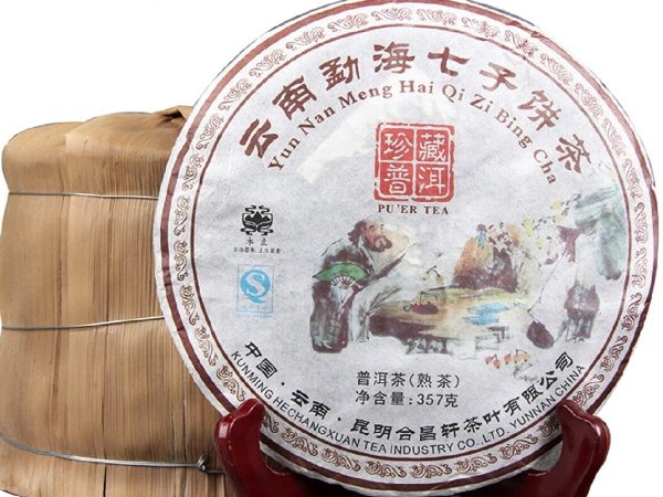 Чай Пуэр черный Shu Puer Menghai Ancient Black Healthy Tea, 357 гр. Китай