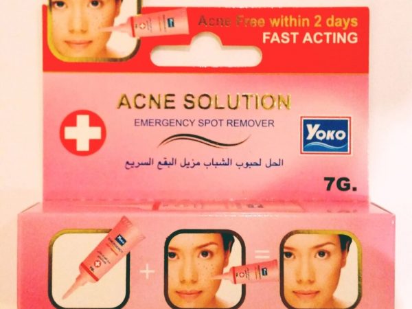 Крем против акне, прыщей и угревой сыпи, Таиланд, 7 гр / Yoko Acne Solution