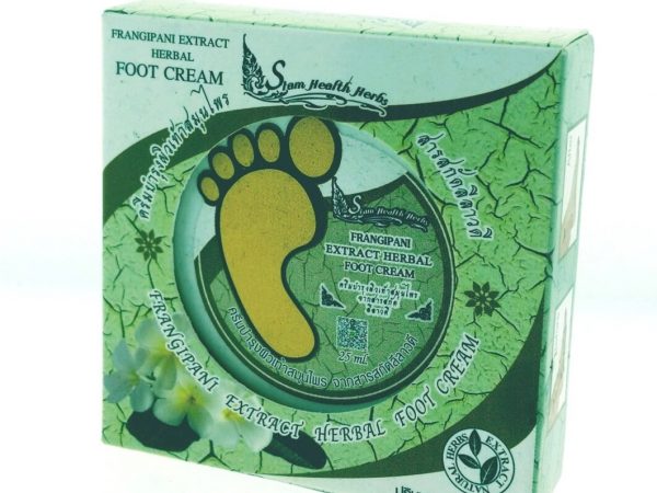 Крем травяной для ног с экстрактом Красного Жасмина, 25 гр, Таиланд / Frangipani Extract Herbal Foot Cream
