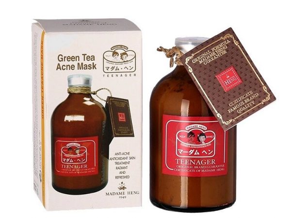 Маска против акне и воспалений для проблемной кожи Madame Heng Green Tea Acne Mask, 50 гр., Таиланд