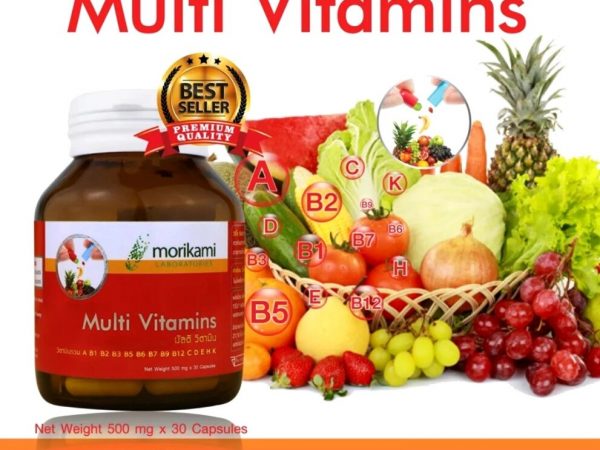 Мультивитаминный комплекс Multi Vitamins Morikami Laboratories, 30 капсул Таиланд