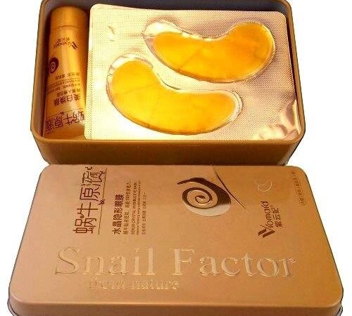 Набор по уходу за кожей вокруг глаз с муцином улитки Snail Factor From Nature, 250 гр., Таиланд