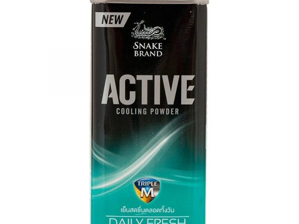 Пудра-тальк охлаждающая Snake Brand Active Cooling Powder Daily Fresh, 150 гр., Таиланд