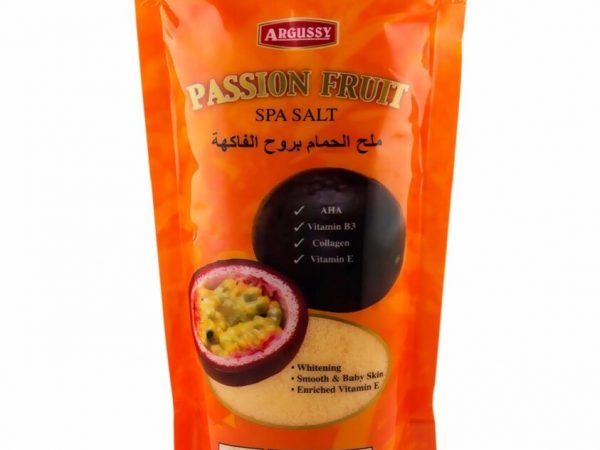Солевой скраб с витамином E и Маракуей Argussy Passion Fruit Spa Salt, 300 гр., Таиланд