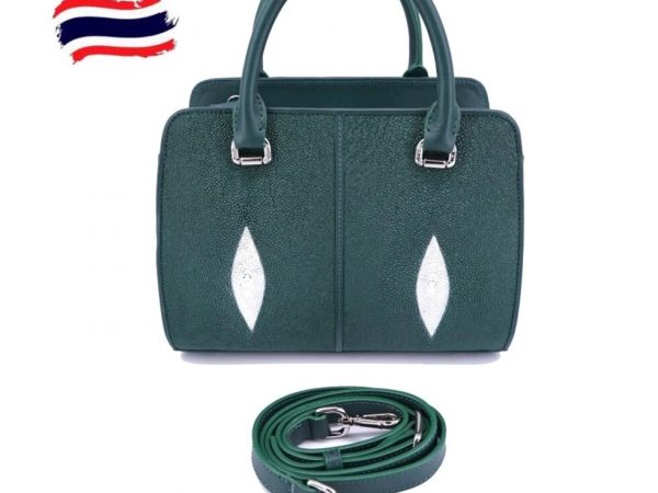 Сумка женская из натуральной кожи Ската Fairy Genuine Leather Product Model SRT203, (зеленый)