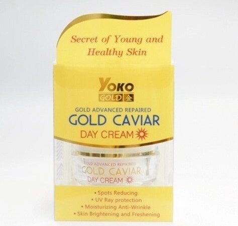 Yoko Gold Caviar Day Cream 25 g / Дневной Крем с Золотой Икрой для лица 25 г, Таиланд