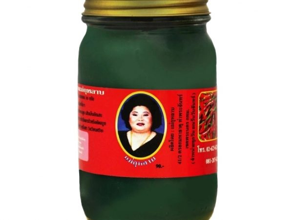 Зеленый бальзам с перцем чили Hamar Osoth Green Balm, 100 мл. Таиланд