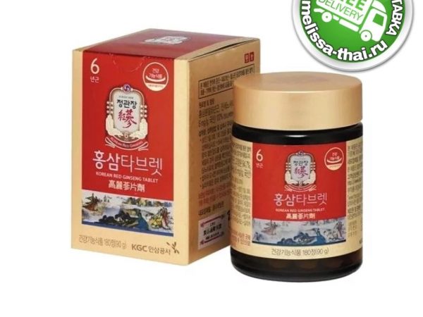 Женьшень корейский Korean Red Ginseng Cheong Kwan Jang, 180 таблеток
