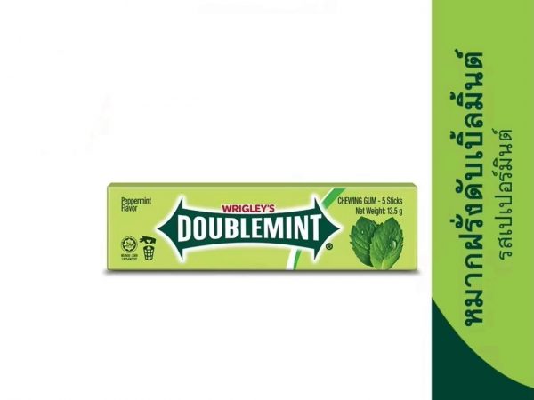 Жевательная резинка Wrigley's Doublemint, Juice Fruit, Doublemint Blueberry. Таиланд