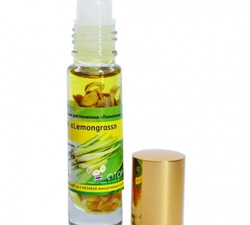 Жидкий бальзам с лекарственными растениями " Лемонграсс " / Oil balm with herb " Lemongrass "