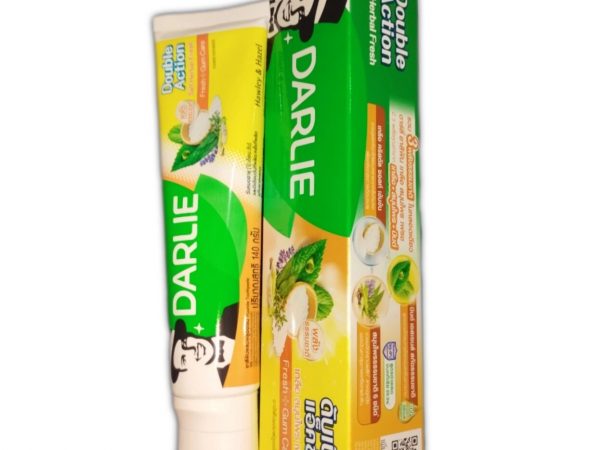 Зубная паста отбеливающая Darlie Salt Herbal Fresh Double Action, 140 мл. Таиланд
