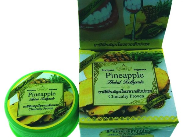 Зубная паста Рочана Ананас 30 г / Rochjana Pineapple Toothpaste 30 g., Таиланд