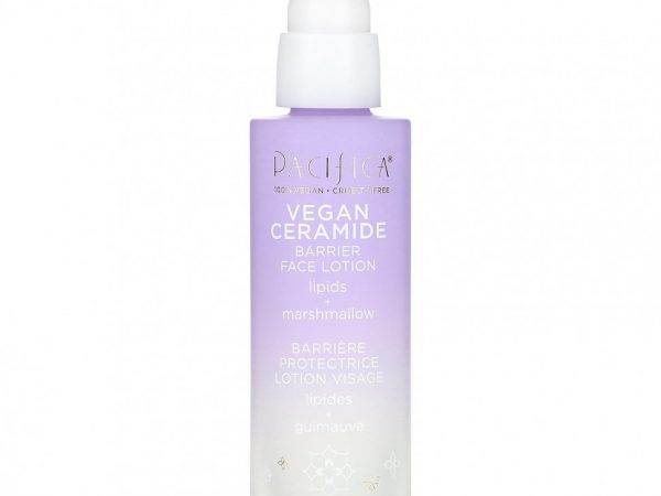 Pacifica, Vegan Ceramide, барьерный лосьон для лица, без отдушек, 50 мл (1,7 жидк. Унции)