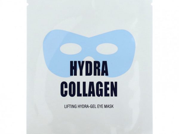 Lapcos, Hydra Collagen, увлажняющая гидрогелевая маска для кожи вокруг глаз, 1 шт., 10 г (0,35 унции)