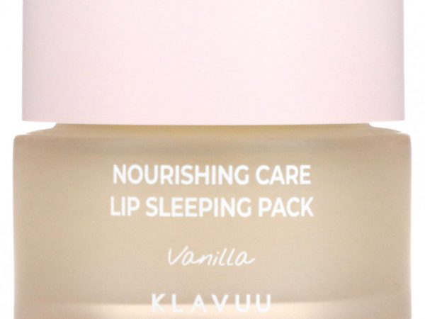KLAVUU, Nourishing Care, ночная маска для губ, ваниль, 20 г (0,70 унции)