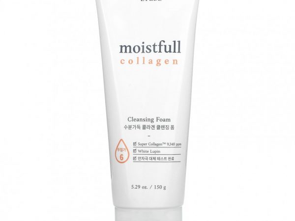 Etude, Moistfull Collagen, очищающая пенка, 150 г (5,29 унции)