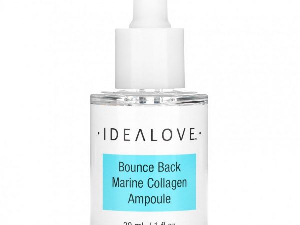 Idealove, Bounce Back, Marine Collagen Ampoule, сыворотка с морским коллагеном, 30 мл (1 жидк. унция)