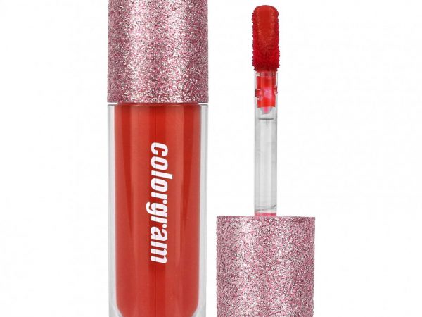 Colorgram, Thunderbolt Tint Lacquer, 04 Daily Tok, тонизирующий коралловый, 4,5 г (0,15 унции)