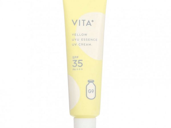 G9skin, Vita + UYU Essence UV Cream, солнцезащитный крем SPF 35 PA +++, желтый, 25 г