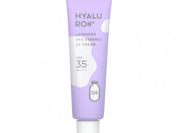 G9skin, Hyaluron + UYU Essence UV Cream, SPF 35 PA +++, лаванда`` 25 г