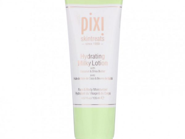 Pixi Beauty, Skintreats, Hydrating Milky Lotion, Face & Body Moisturizer, 4.57 fl oz (135 ml)