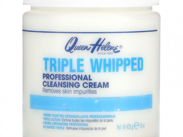 Queen Helene, Triple Whipped, профессиональный очищающий крем, 425 г (15 унций)