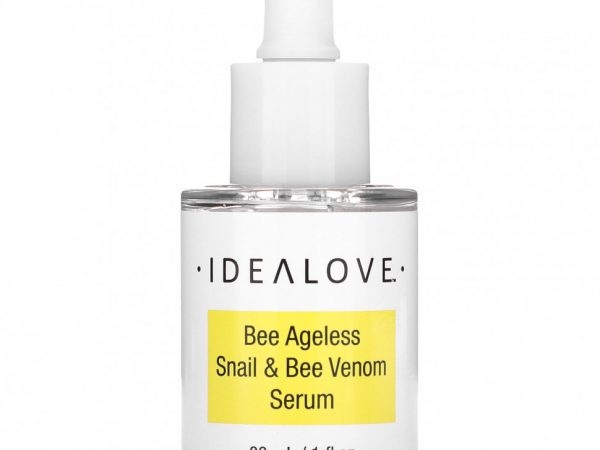Idealove, Bee Ageless, сыворотка с улиткой и пчелиным ядом, 30 мл (1 жидк. Унция)