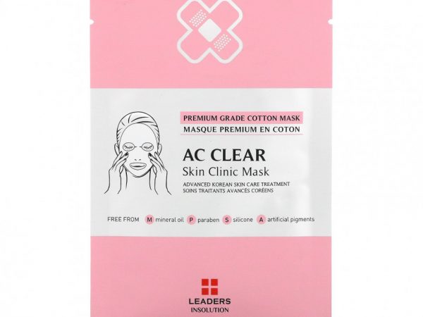 Leaders, AC Clear Skin, тканевая маска для чистой кожи, 1 шт., 25 мл (0,84 жидк. унции)