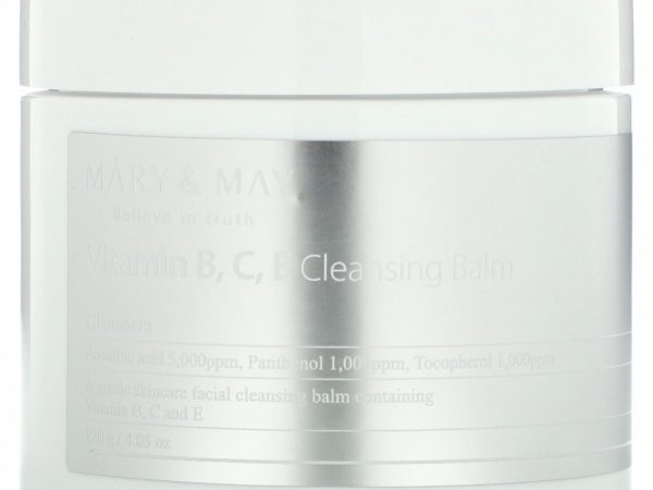 Mary&May, Очищающий бальзам с витаминами B, C, E, 120 г (4,05 унции)