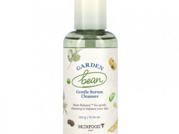SKINFOOD, Garden Bean, нежная очищающая сыворотка, 190 г (6,7 унции)