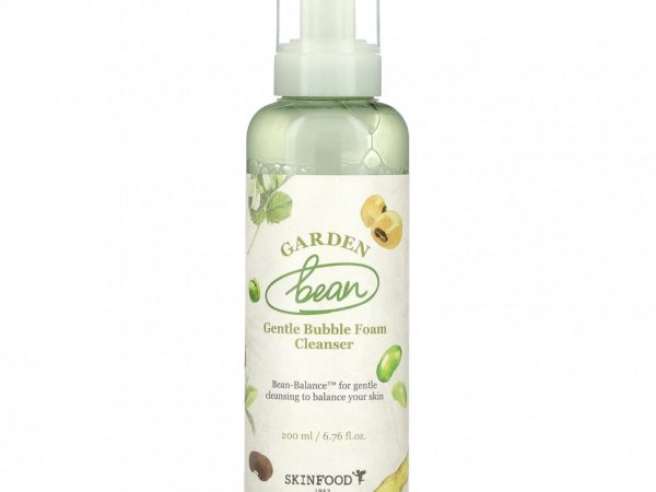 SKINFOOD, Garden Bean, мягкая пенка для умывания, 200 мл (6,76 жидк. Унции)