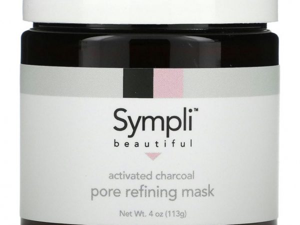 Sympli Beautiful, маска с активированным углем для очищения пор, 113 г (4 унции)