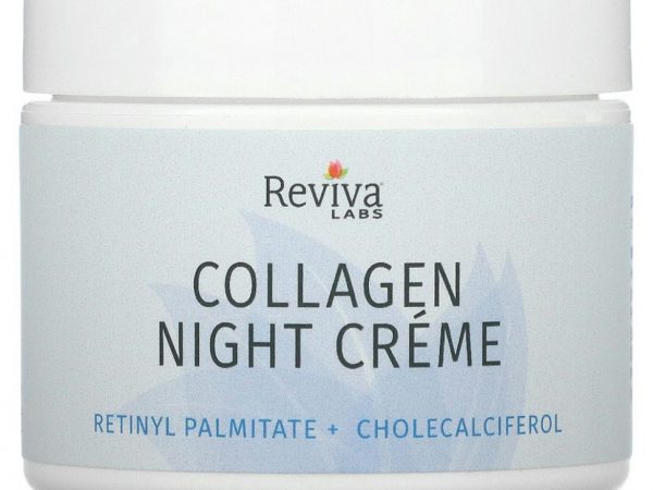 Reviva Labs, Ночной крем с коллагеном, 42 г (1,5 унции)