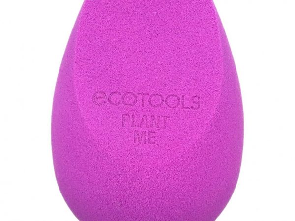 EcoTools, Bioblender, 100% биоразлагаемый спонж для макияжа, фиолетовый, 1 спонж