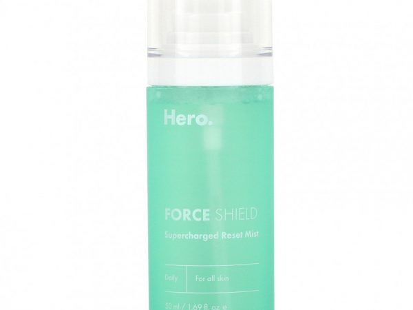 Hero Cosmetics, Force Shield, спрей для сброса Supercharged, 50 мл (1,69 жидк. Унции)