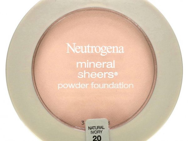 Neutrogena, Mineral Sheers, тональная пудра, натуральная слоновая кость 20, 9,6 г (0,34 унции)
