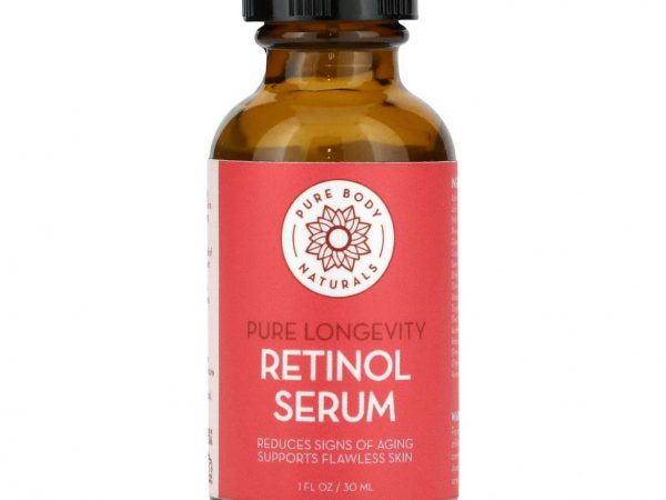 Pure Body Naturals, Сыворотка с ретинолом для долголетия, 30 мл (1 жидк. Унция)