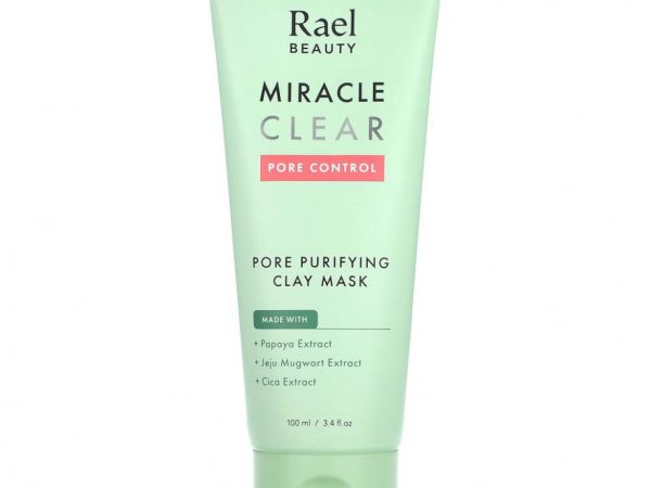 Rael, Inc., Beauty, Miracle Clear Pore Purifying Clay Mask, 100 мл (3,4 жидк. Унции)