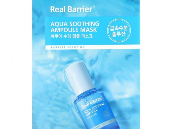 Real Barrier, Aqua Soothing Ampoule Beauty Mask, 10 шт., 28 мл (0,95 жидк. Унции)