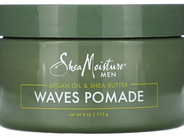 SheaMoisture, Men, Waves Pomade, аргановое масло и масло ши, 113 г (4 унции)