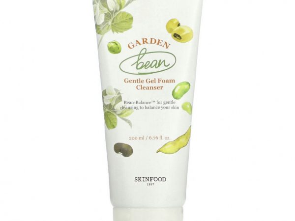 SKINFOOD, Garden Bean, мягкая очищающая гелевая пенка, 200 мл (6,76 жидк. Унции)