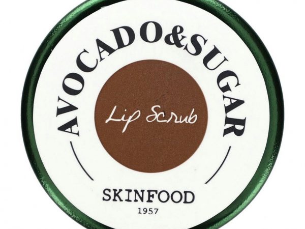 SKINFOOD, Скраб для губ, авокадо и сахар, 14 г (0,5 унции)