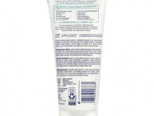 St. Ives, Solutions, крем для глубокого очищения, мята и чайное дерево, 170 г (6 унций)