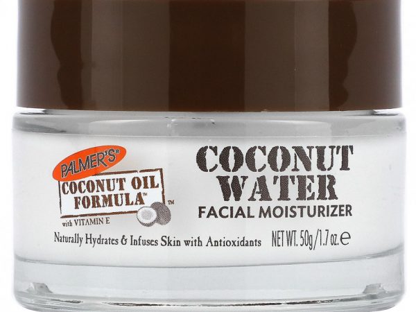 Palmer's, Формула с кокосовым маслом с витамином E, увлажняющее средство для лица на кокосовой воде, 50 г (1,7 унции)