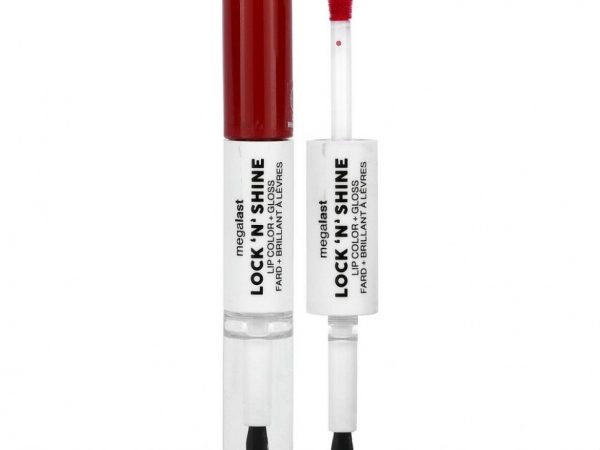 wet n wild, Megalast, Lock 'N' Shine, краска для губ и блеск, Red-y For Me, по 4 мл (0,13 жидк. Унции)